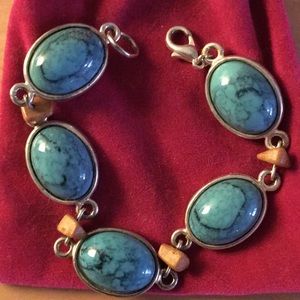 Blue Stone Bracelet